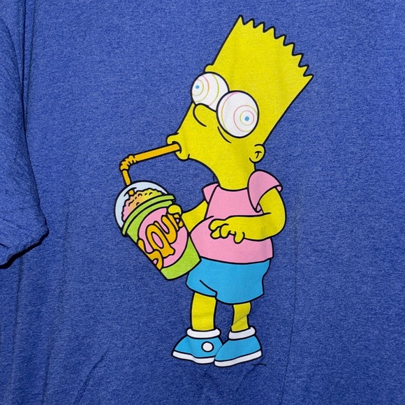 The Simpsons Bart Simpson Graphic Shirt Men’s Size XL 🔥 BL1 - Picture 2 of 4